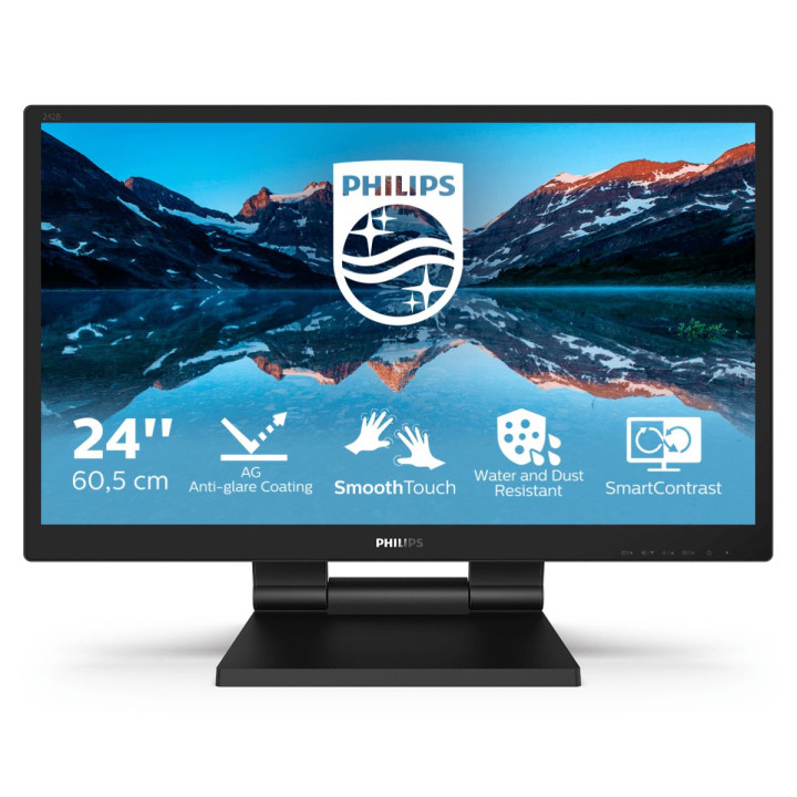 PHILIPS 24  TOUCH CAPACITATIVO VGA DVI DP HDMI USBX3